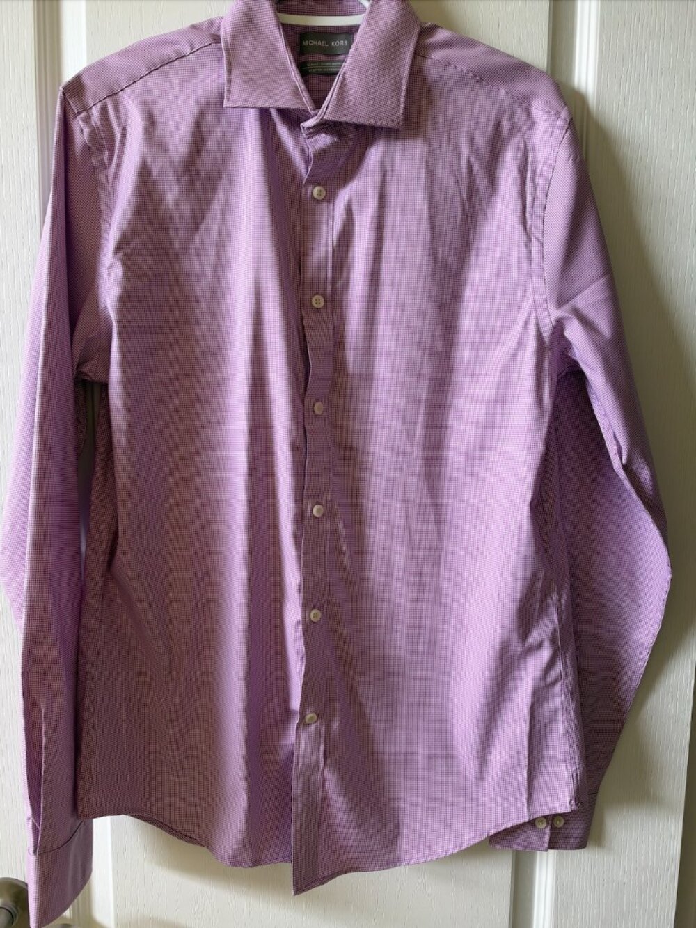 Michael Kors Men's Long-sleeve Dress Shirt
